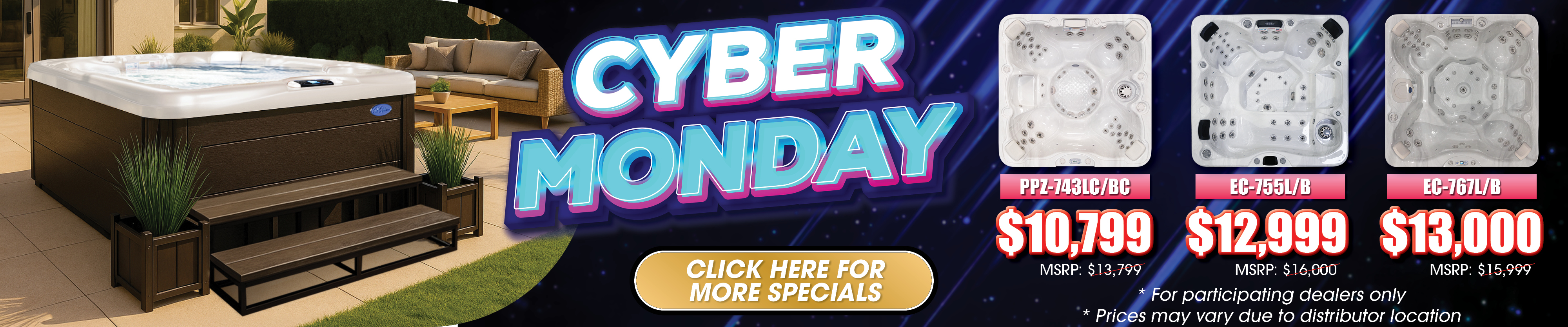 Calspas hot tub being used in a family setting - Wenatchee